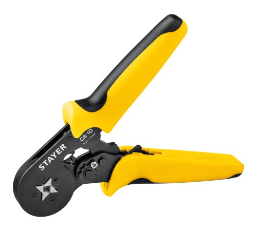 STAYER 0.25-10 мм², для втулочных наконечников, пресс-клещи CS-10 44447 Professional
