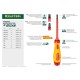 KRAFTOOL PH1х80 мм, отвертка высоковольтная 250084-1-080