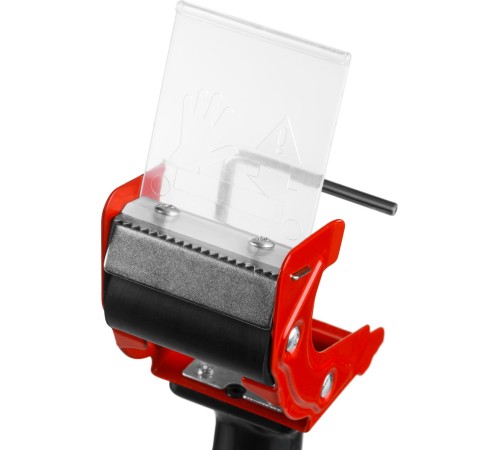 ЗУБР 50 мм, рукоятка пластмассовая, диспенсер для клеящих лент 1201_z02