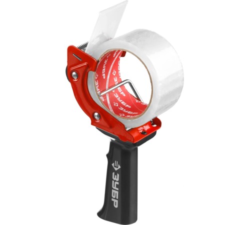 ЗУБР 50 мм, рукоятка пластмассовая, диспенсер для клеящих лент 1201_z02