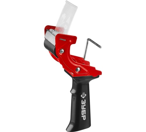 ЗУБР 50 мм, рукоятка пластмассовая, диспенсер для клеящих лент 1201_z02