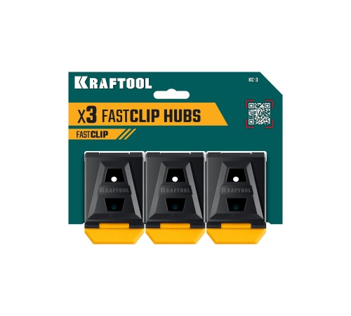 KRAFTOOL KC-3 для системы быстрого крепления FastClip, пластиковые, 3 шт., клипсы (38779) KRAFTOOL KC-3 для системы быстрого крепления FastClip, пластиковые, 3 шт., клипсы (38779)