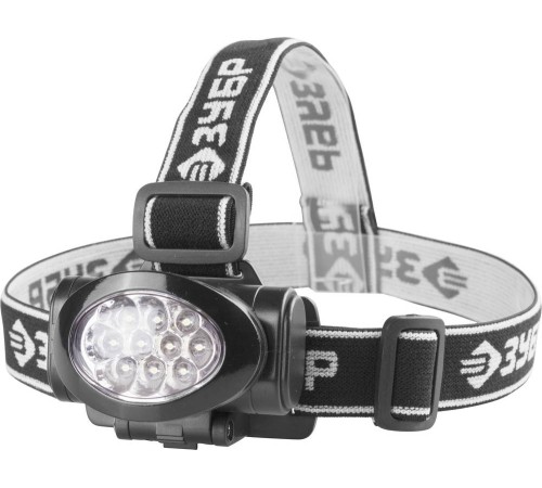 ЗУБР 3хAAA, 10 ultra LED, фонарь налобный 56438 ЗУБР 3хAAA, 10 ultra LED, фонарь налобный 56438