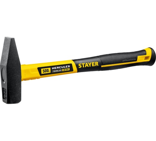 STAYER 500 г, с фиберглассовой рукояткой, молоток слесарный 20050-05_z02 STAYER 500 г, с фиберглассовой рукояткой, молоток слесарный 20050-05_z02