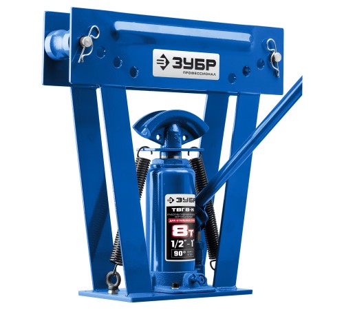 ЗУБР ТГВ-8-K, 8 т, ручной вертикальный гидравлический трубогиб в кейсе, Профессионал (43078-08-K)