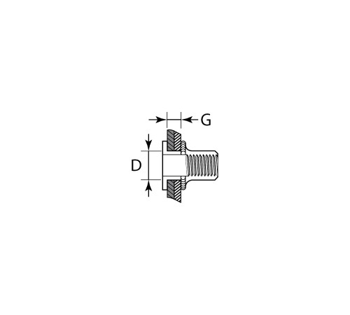 KRAFTOOL М12, 200 шт., стальные с насечками, резьбовые заклепки Nut-S 311707-12 KRAFTOOL М12, 200 шт., стальные с насечками, резьбовые заклепки Nut-S 311707-12