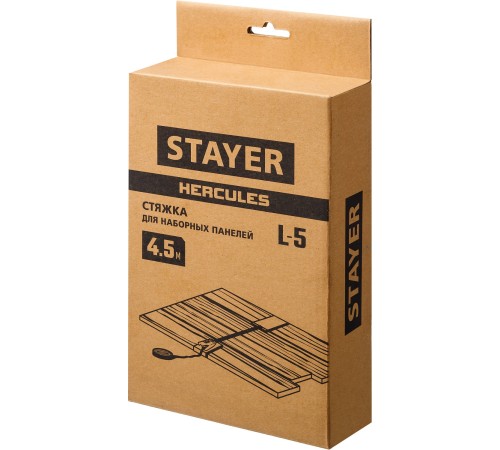 STAYER 4.5 м, стяжка для ламинатных полов, Professional (32230)
