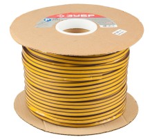 ЗУБР 250 м, P-профиль, размер 9 х 5.5 мм, коричневый, самоклеящийся резиновый уплотнитель (40932-250)