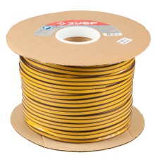 ЗУБР 250 м, P-профиль, размер 9 х 5.5 мм, коричневый, самоклеящийся резиновый уплотнитель (40932-250)