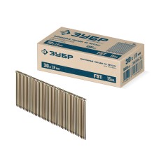 ЗУБР FST 30 х 1.8 мм, финишные гвозди по бетону оцинкованные, калибр 15GA, 1000 шт (305389-30)