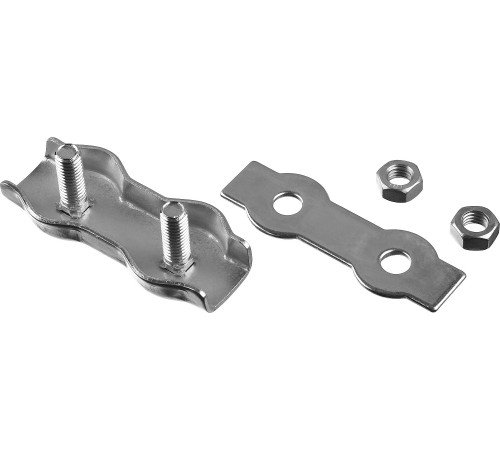 ЗУБР 8 мм, 2 шт, двойной зажим троса (304446-08)