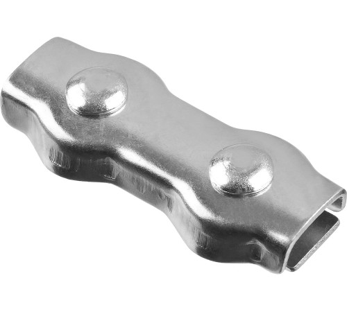 ЗУБР 8 мм, 2 шт, двойной зажим троса (304446-08)