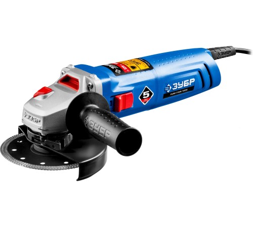 ЗУБР 1000 Вт, d125 мм, УШМ, Профессионал (УШМ-П125-1000)