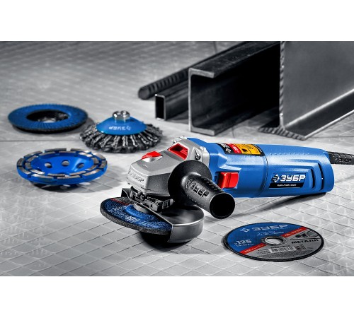 ЗУБР 1000 Вт, d125 мм, УШМ, Профессионал (УШМ-П125-1000)