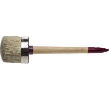 ЗУБР УНИВЕРСАЛ, 70 мм, светлая натуральная щетина, деревянная ручка, все виды ЛКМ, круглая кисть (01501-70)