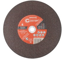 Профессиональный специальный диск отрезной по металлу для резки железнодорожных рельсов Cutop Special Т41-355 х 4,0 х 25,4 мм CUTOP
