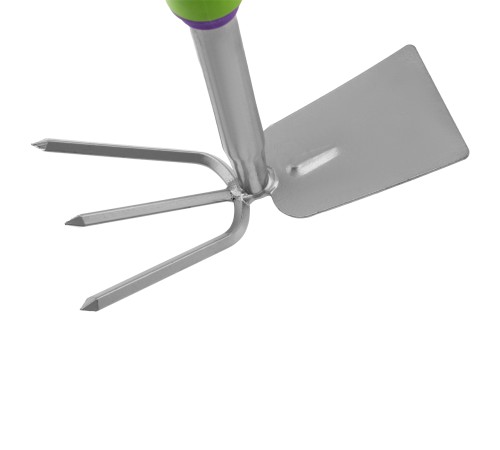 Мотыжка комбинированная 3-зубая, 85 х 190 х 275 мм, стальная, обрез. рукоятка Palisad