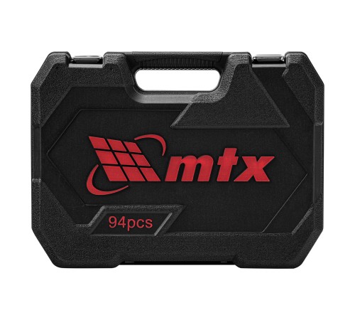 Набор инструментов 94 предмета, CrV, 1/2", 1/4" MTX