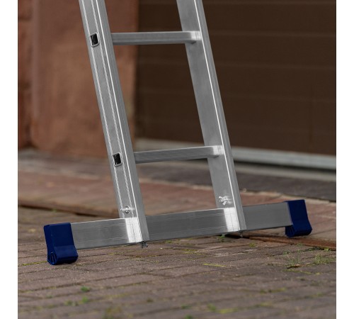 Лестница шарнирная алюминиевая, 4 х 5 ступеней, Сибртех