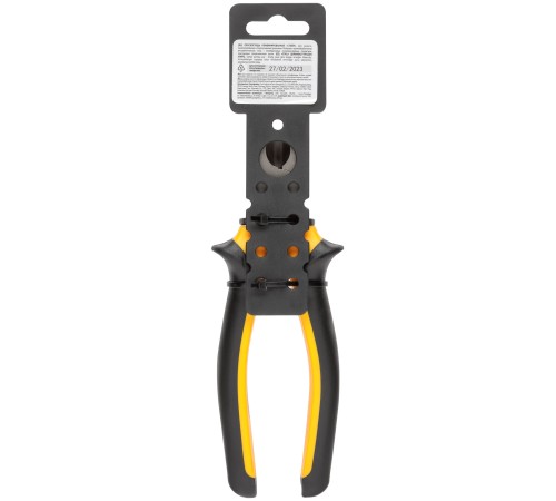 Плоскогубцы комбинированные "Стайл", мягкие прорезиненные ручки, молибденовое покрытие 200 мм FIT IT