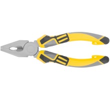 Плоскогубцы комбинированные "Смарт", трехцветные прорезиненные ручки, никелевое покрытие 160 мм FIT IT