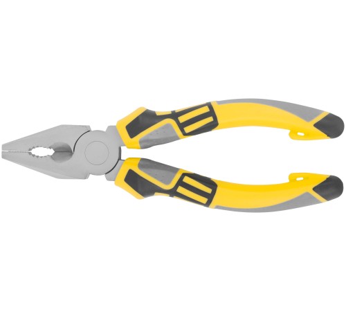 Плоскогубцы комбинированные "Смарт", трехцветные прорезиненные ручки, никелевое покрытие 160 мм FIT IT Плоскогубцы комбинированные "Смарт", трехцветные прорезиненные ручки, никелевое покрытие 160 мм FIT IT