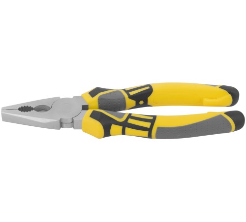 Плоскогубцы комбинированные "Смарт", трехцветные прорезиненные ручки, никелевое покрытие 200 мм FIT IT Плоскогубцы комбинированные "Смарт", трехцветные прорезиненные ручки, никелевое покрытие 200 мм FIT IT
