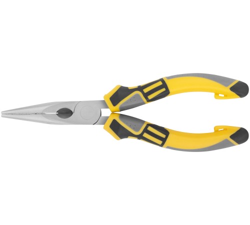 Тонконосы "Смарт", трехцветные прорезиненные ручки, никелевое покрытие 160 мм FIT IT