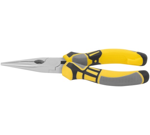 Тонконосы "Смарт", трехцветные прорезиненные ручки, никелевое покрытие 160 мм FIT IT