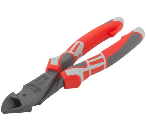 Бокорезы "Эталон" усиленные, смещенный шарнир, CrV сталь, ребра жесткости на губках, тефлоновое покрытие, 3К прорезиненные ручки 180 мм FIT H