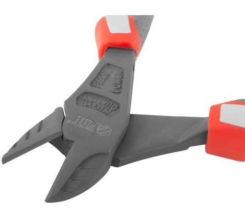 Бокорезы "Эталон" усиленные, смещенный шарнир, CrV сталь, ребра жесткости на губках, тефлоновое покрытие, 3К прорезиненные ручки 180 мм FIT H