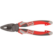 Плоскогубцы комбинированные "Эталон", CrV сталь, ребра жесткости на губках, тефлоновое покрытие, 3К прорезиненные ручки 180 мм FIT HQ Плоскогубцы комбинированные "Эталон", CrV сталь, ребра жесткости на губках, тефлоновое покрытие, 3К прорезиненные ручки 180 мм FIT HQ