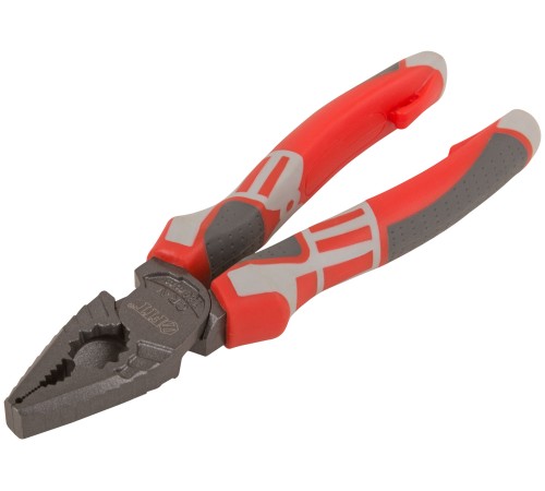 Плоскогубцы комбинированные "Эталон", CrV сталь, ребра жесткости на губках, тефлоновое покрытие, 3К прорезиненные ручки 180 мм FIT HQ Плоскогубцы комбинированные "Эталон", CrV сталь, ребра жесткости на губках, тефлоновое покрытие, 3К прорезиненные ручки 180 мм FIT HQ