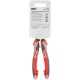Плоскогубцы комбинированные "Эталон", CrV сталь, ребра жесткости на губках, тефлоновое покрытие, 3К прорезиненные ручки 180 мм FIT HQ
