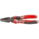 Плоскогубцы комбинированные "Эталон", CrV сталь, ребра жесткости на губках, тефлоновое покрытие, 3К прорезиненные ручки 180 мм FIT HQ