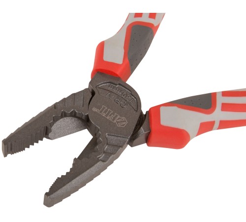 Плоскогубцы комбинированные "Эталон", CrV сталь, ребра жесткости на губках, тефлоновое покрытие, 3К прорезиненные ручки 180 мм FIT HQ Плоскогубцы комбинированные "Эталон", CrV сталь, ребра жесткости на губках, тефлоновое покрытие, 3К прорезиненные ручки 180 мм FIT HQ