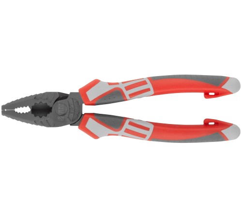 Плоскогубцы комбинированные "Эталон", CrV сталь, ребра жесткости на губках, тефлоновое покрытие, 3К прорезиненные ручки 200 мм FIT HQ Плоскогубцы комбинированные "Эталон", CrV сталь, ребра жесткости на губках, тефлоновое покрытие, 3К прорезиненные ручки 200 мм FIT HQ