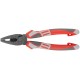 Плоскогубцы комбинированные "Эталон", CrV сталь, ребра жесткости на губках, тефлоновое покрытие, 3К прорезиненные ручки 200 мм FIT HQ