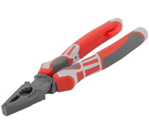 Плоскогубцы комбинированные "Эталон", CrV сталь, ребра жесткости на губках, тефлоновое покрытие, 3К прорезиненные ручки 200 мм FIT HQ Плоскогубцы комбинированные "Эталон", CrV сталь, ребра жесткости на губках, тефлоновое покрытие, 3К прорезиненные ручки 200 мм FIT HQ