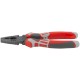 Плоскогубцы комбинированные "Эталон", CrV сталь, ребра жесткости на губках, тефлоновое покрытие, 3К прорезиненные ручки 200 мм FIT HQ