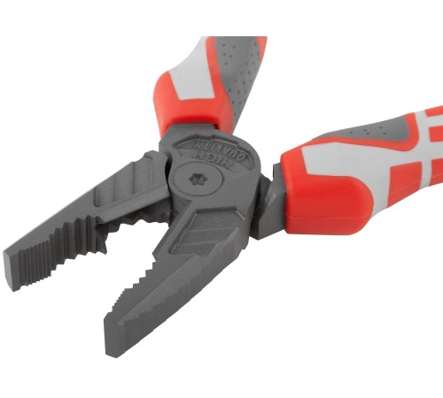 Плоскогубцы комбинированные "Эталон", CrV сталь, ребра жесткости на губках, тефлоновое покрытие, 3К прорезиненные ручки 200 мм FIT HQ Плоскогубцы комбинированные "Эталон", CrV сталь, ребра жесткости на губках, тефлоновое покрытие, 3К прорезиненные ручки 200 мм FIT HQ