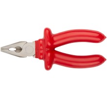 Плоскогубцы комбинированные "Энергия",1000 В, никелир.покрытие, 2-х слойные изолированные ручки 160 мм КУРС