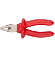 Плоскогубцы комбинированные "Энергия",1000 В, никелир.покрытие, 2-х слойные изолированные ручки 180 мм КУРС