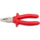 Плоскогубцы комбинированные "Энергия",1000 В, никелир.покрытие, 2-х слойные изолированные ручки 180 мм КУРС