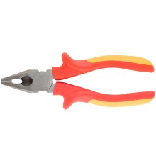 Плоскогубцы комбинированные "Электро-2", 1000 В, прорезиненные изолированные ручки 160 мм FIT IT Плоскогубцы комбинированные "Электро-2", 1000 В, прорезиненные изолированные ручки 160 мм FIT IT