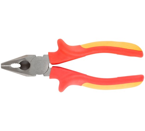 Плоскогубцы комбинированные "Электро-2", 1000 В, прорезиненные изолированные ручки 160 мм FIT IT Плоскогубцы комбинированные "Электро-2", 1000 В, прорезиненные изолированные ручки 160 мм FIT IT