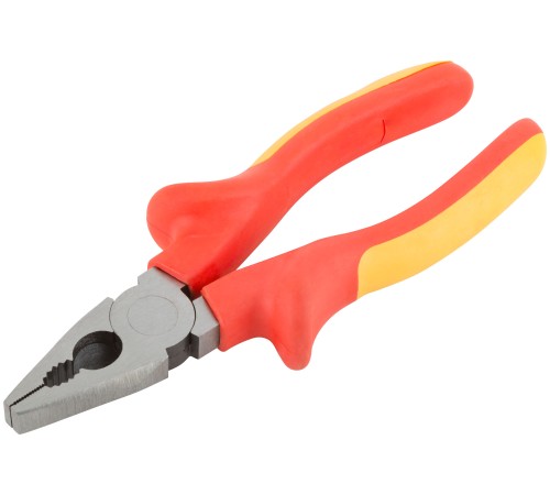 Плоскогубцы комбинированные "Электро-2", 1000 В, прорезиненные изолированные ручки 160 мм FIT IT Плоскогубцы комбинированные "Электро-2", 1000 В, прорезиненные изолированные ручки 160 мм FIT IT