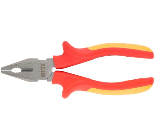 Плоскогубцы комбинированные "Электро-2", 1000 В, прорезиненные изолированные ручки 160 мм FIT IT Плоскогубцы комбинированные "Электро-2", 1000 В, прорезиненные изолированные ручки 160 мм FIT IT