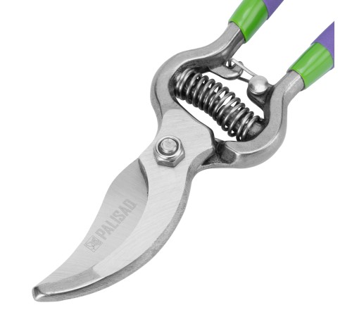 Секатор прямого реза 200 мм, обрезиненные рукоятки, Palisad