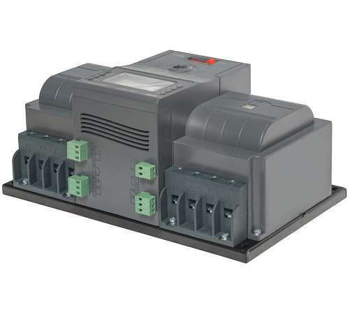 Рубильник реверсивный автоматизированный моноблочный (Блок автоматического ввода резерва АВР) CM-63/3P/Automated transfer switch